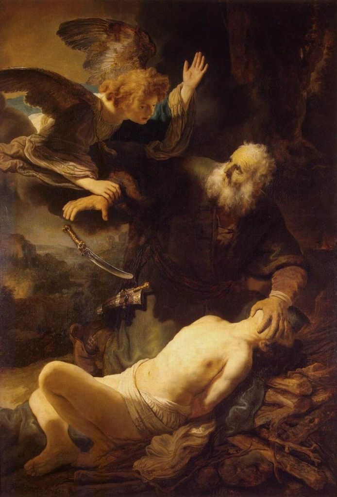 El sacrificio de Isaac (Rembrandt), 1635.